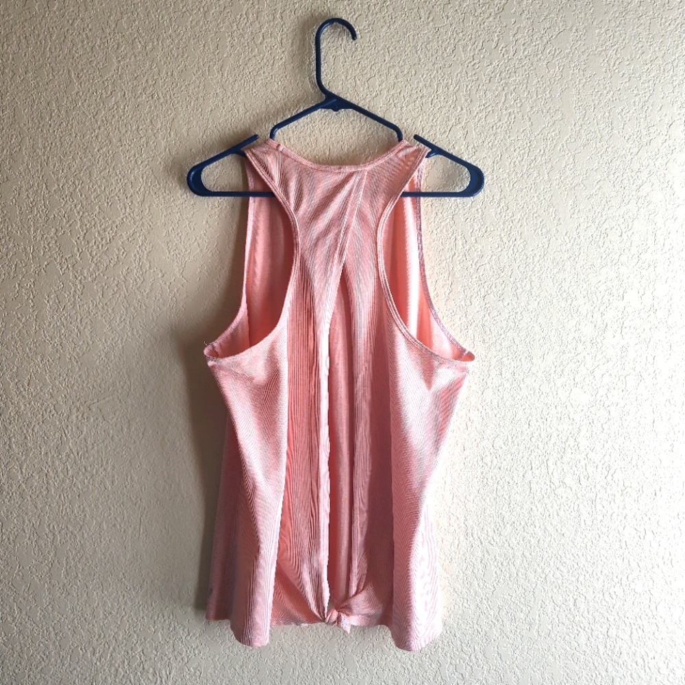 Lite Pink BCG backless, work out tank top